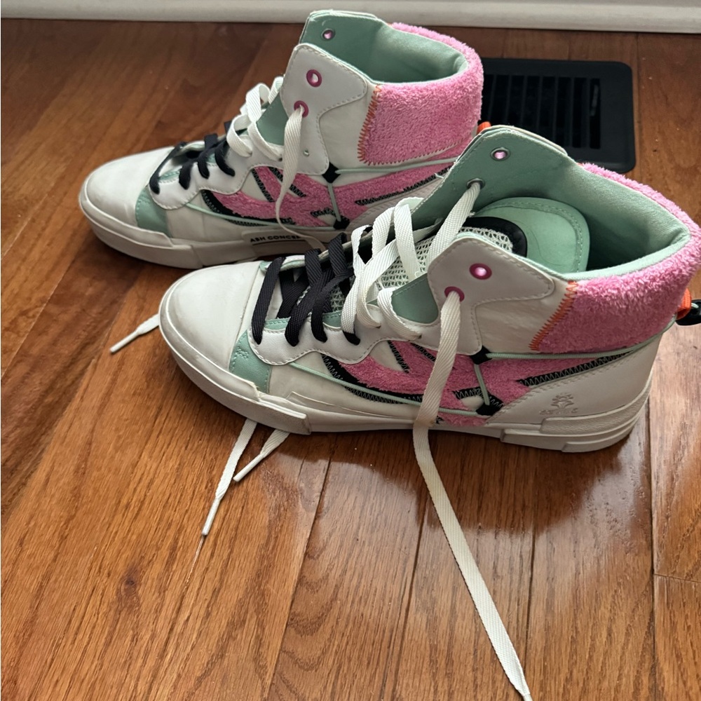 Ash Gala Be Kind Sherpa High Top Sneakers